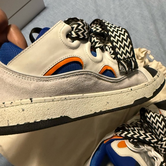 Lanvin Leather Curb Sneakers (EU 42) - Picture 5 of 9